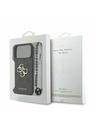 Guess Guess PU 4G Metal Logo Strap Zadný Kryt pre iPhone 17 Pro Max Black