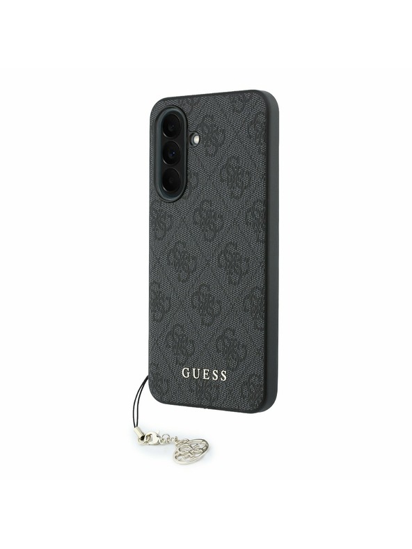 Guess Guess 4G Charm Zadný Kryt pre Samsung Galaxy A37 Black
