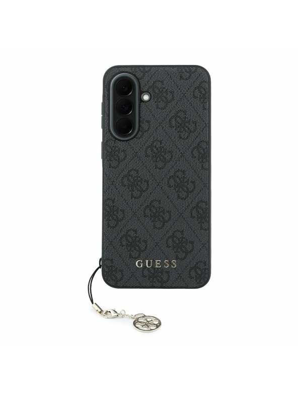 Guess Guess 4G Charm Zadný Kryt pre Samsung Galaxy A37 Black