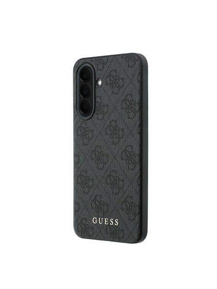 Guess Guess PU 4G Metal Classic Logo Zadný Kryt pre Samsung Galaxy A37 Grey