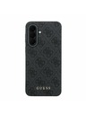 Guess Guess PU 4G Metal Classic Logo Zadný Kryt pre Samsung Galaxy A37 Grey