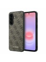 Guess Guess PU 4G Metal Classic Logo Zadný Kryt pre Samsung Galaxy A37 Brown