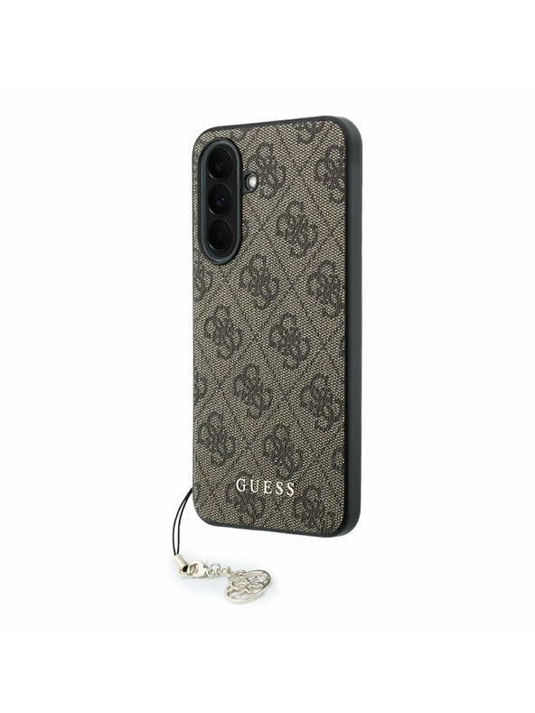 Guess Guess 4G Charm Zadný Kryt pre Samsung Galaxy A37 Brown