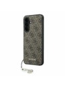 Guess Guess 4G Charm Zadný Kryt pre Samsung Galaxy A37 Brown