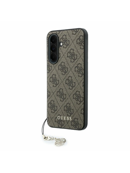 Guess Guess 4G Charm Zadný Kryt pre Samsung Galaxy A37 Brown