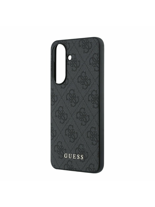 Guess Guess PU 4G Metal Classic Logo Zadný Kryt pre Samsung Galaxy A57 Grey