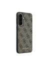 Guess Guess PU 4G Metal Classic Logo Zadný Kryt pre Samsung Galaxy A57 Brown