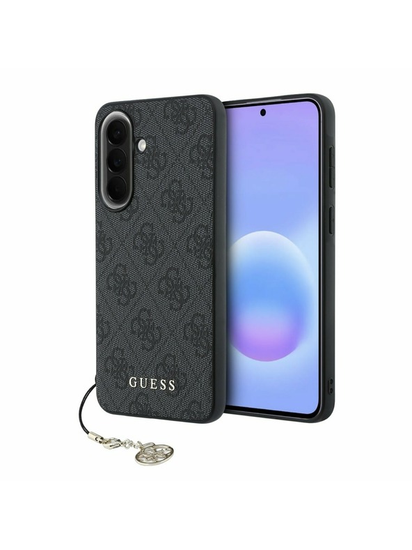 Guess Guess 4G Charm Zadný Kryt pre Samsung Galaxy A57 Black