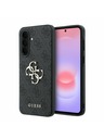 Guess Guess PU 4G Metal Logo Zadný Kryt pre Samsung Galaxy A37 Grey