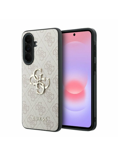 Guess Guess PU 4G Metal Logo Zadný Kryt pre Samsung Galaxy A37 Pink