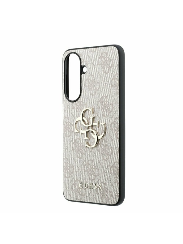 Guess Guess PU 4G Metal Logo Zadný Kryt pre Samsung Galaxy A37 Pink