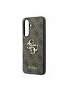 Guess Guess PU 4G Metal Logo Zadný Kryt pre Samsung Galaxy A37 Brown