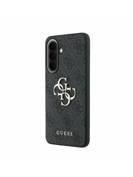 Guess Guess PU 4G Metal Logo Zadný Kryt pre Samsung Galaxy A57 Grey