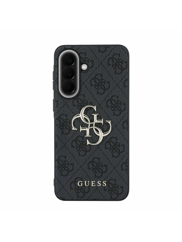 Guess Guess PU 4G Metal Logo Zadný Kryt pre Samsung Galaxy A57 Grey