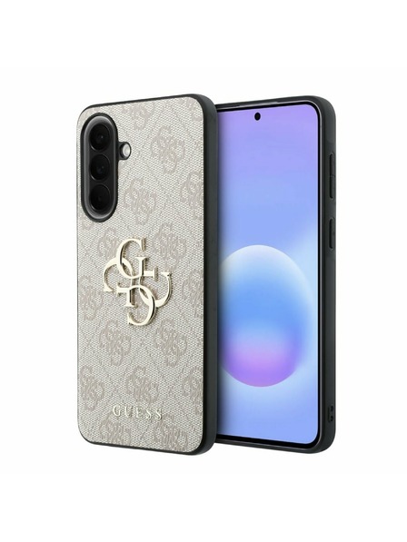 Guess Guess PU 4G Metal Logo Zadný Kryt pre Samsung Galaxy A57 Pink