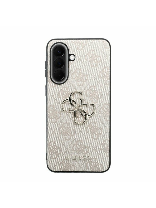 Guess Guess PU 4G Metal Logo Zadný Kryt pre Samsung Galaxy A57 Pink