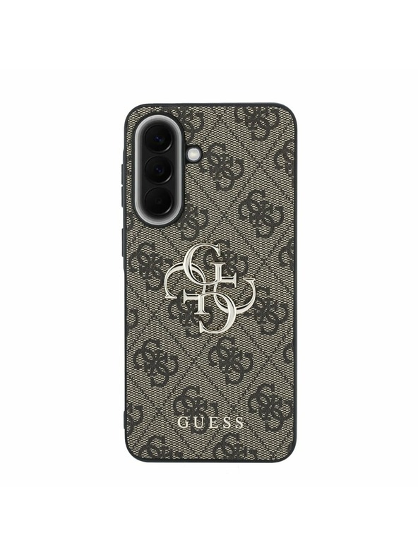 Guess Guess PU 4G Metal Logo Zadný Kryt pre Samsung Galaxy A57 Brown
