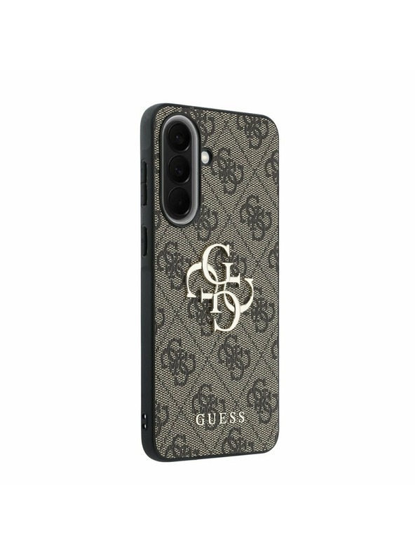 Guess Guess PU 4G Metal Logo Zadný Kryt pre Samsung Galaxy A57 Brown