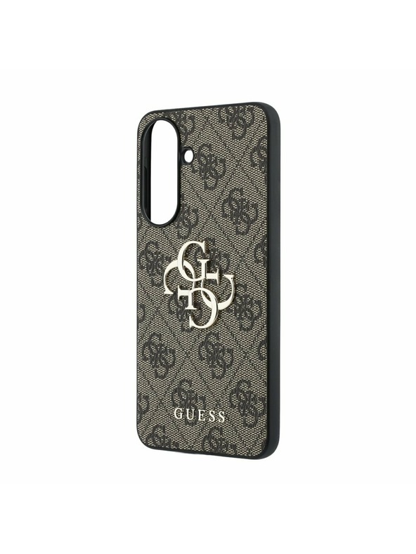 Guess Guess PU 4G Metal Logo Zadný Kryt pre Samsung Galaxy A57 Brown