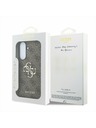 Guess Guess PU 4G Metal Logo Zadný Kryt pre Samsung Galaxy A57 Brown