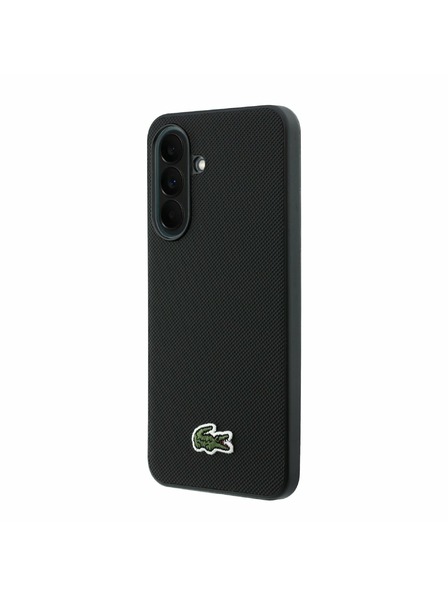Lacoste Lacoste Iconic Petit Pique Woven Logo MagSafe Zadný Kryt pre Samsung Galaxy A37 Black