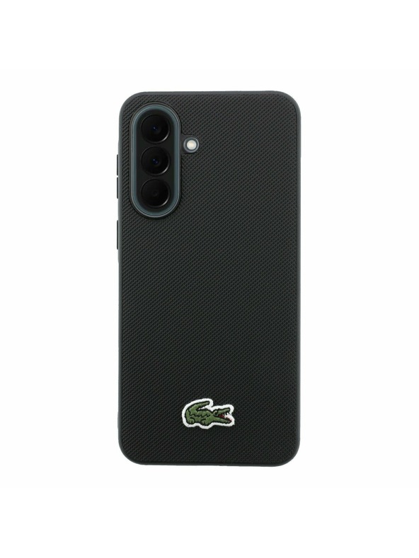 Lacoste Lacoste Iconic Petit Pique Woven Logo MagSafe Zadný Kryt pre Samsung Galaxy A37 Black