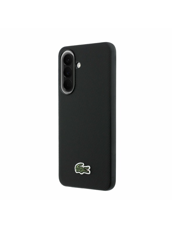 Lacoste Lacoste Iconic Petit Pique Woven Logo MagSafe Zadný Kryt pre Samsung Galaxy A57 Black