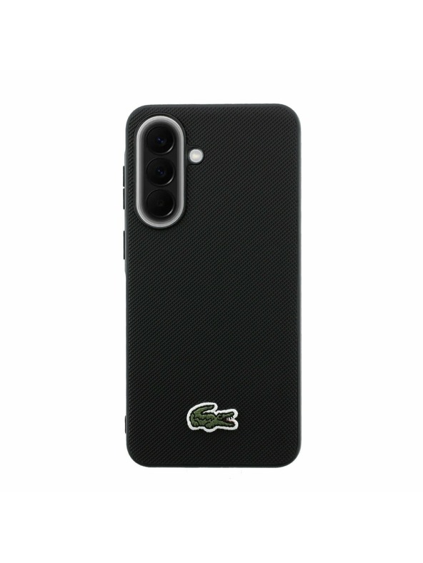 Lacoste Lacoste Iconic Petit Pique Woven Logo MagSafe Zadný Kryt pre Samsung Galaxy A57 Black