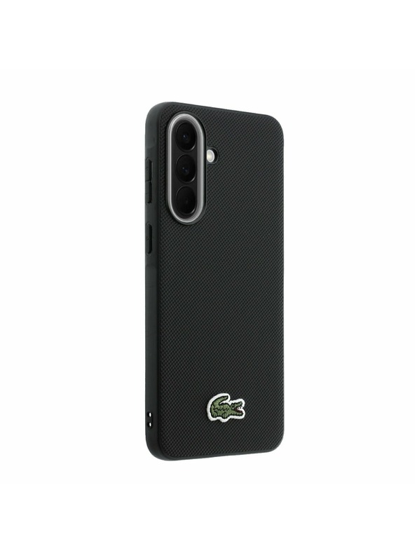 Lacoste Lacoste Iconic Petit Pique Woven Logo MagSafe Zadný Kryt pre Samsung Galaxy A57 Black