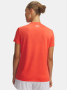Under Armour Dámske tričko Under Armour Tech SSV- Solid-RED