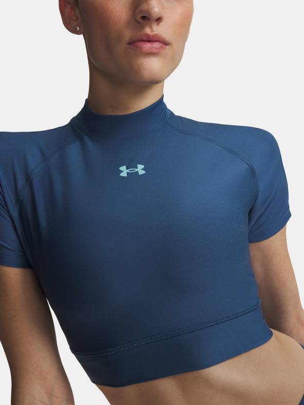 Under Armour Dámske tričko Under Armour HeatGear Crop Mock SS