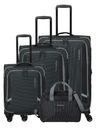Travelite Sada cestovných kufrov Travelite Corsiica S,M,L,BB Black