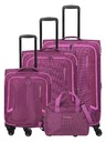 Travelite Sada cestovných kufrov Travelite Corsiica S,M,L,BB Pink