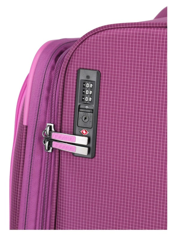 Travelite Sada cestovných kufrov Travelite Corsiica S,M,L,BB Pink