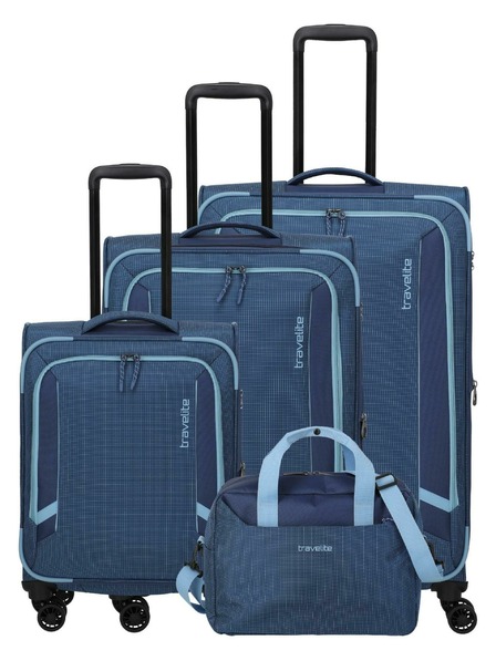 Travelite Sada cestovných kufrov Travelite Corsiica S,M,L,BB Blue