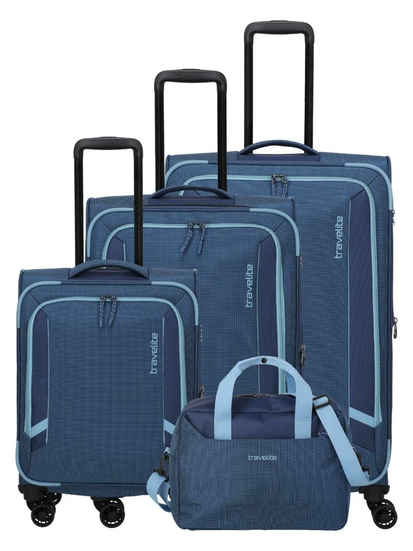 Travelite Sada cestovných kufrov Travelite Corsiica S,M,L,BB Blue