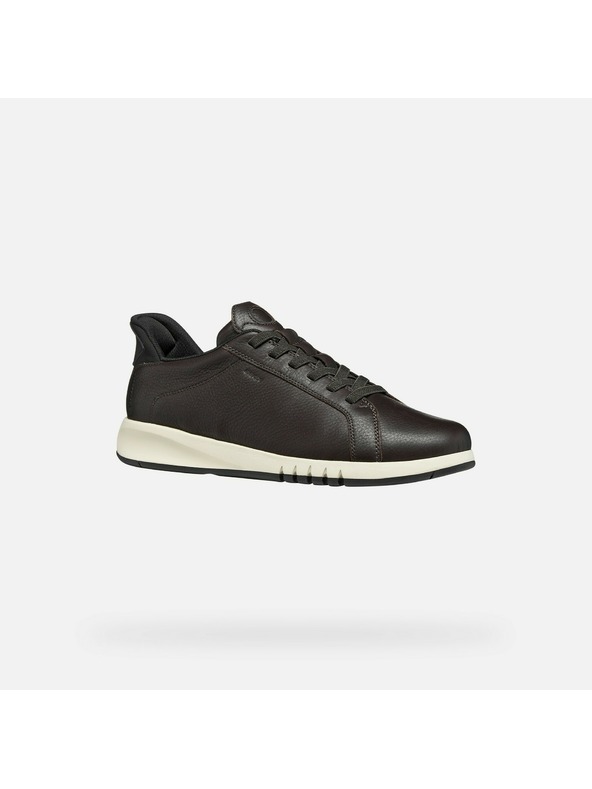 Geox Tmavohnedé pánske tenisky Geox Aerantis Plus Fast in