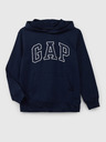 GAP Detská mikina s logom a fleece GAP