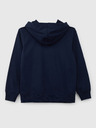 GAP Detská mikina s logom a fleece GAP