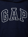GAP Detská mikina s logom a fleece GAP