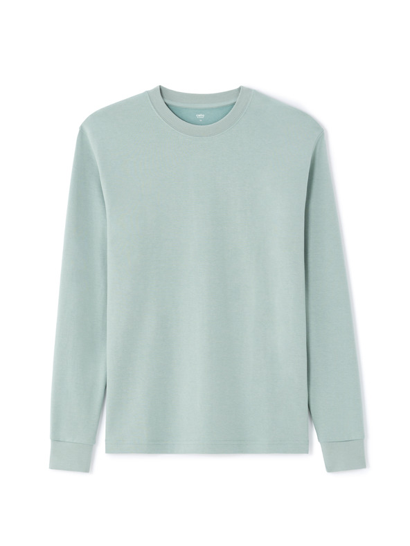 Celio Tričko Leheml oversize s dlhým rukávom