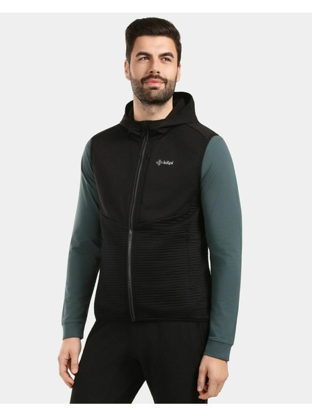 Kilpi Pánska hybridná outdoorová vesta Kilpi ENIA-M Čierna