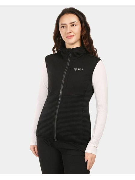Kilpi Dámska hybridná outdoorová vesta Kilpi ENIA-W Čierna