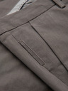 Ombre Clothing Pánske chino nohavice REGULAR FIT s jemnou štruktúrou - sivé V1 P1518 Ombre Clothing