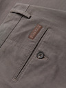 Ombre Clothing Pánske chino nohavice REGULAR FIT s jemnou štruktúrou - sivé V1 P1518 Ombre Clothing