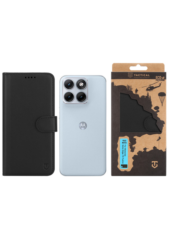 Tactical Tactical Field Notes puzdro pre Motorola Edge 70 Fusion Black