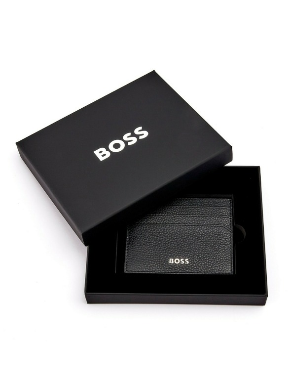 Hugo Boss Čierne kožené púzdro na karty Hugo Boss Classic HLC416A