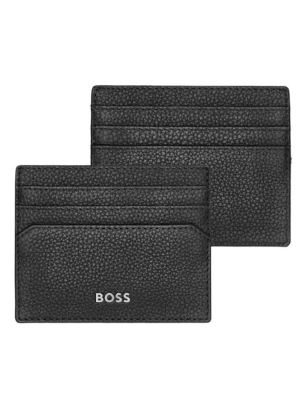 Hugo Boss Čierne kožené púzdro na karty Hugo Boss Classic HLC416A