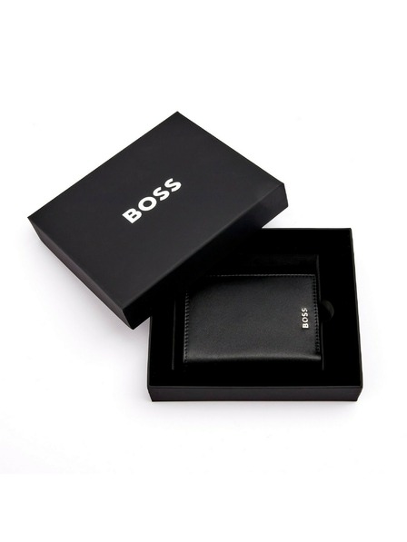 Hugo Boss Čierne kožené púzdro na karty Hugo Boss Classic HLG403A