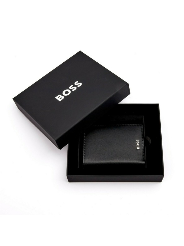 Hugo Boss Čierne kožené púzdro na karty Hugo Boss Classic HLG403A